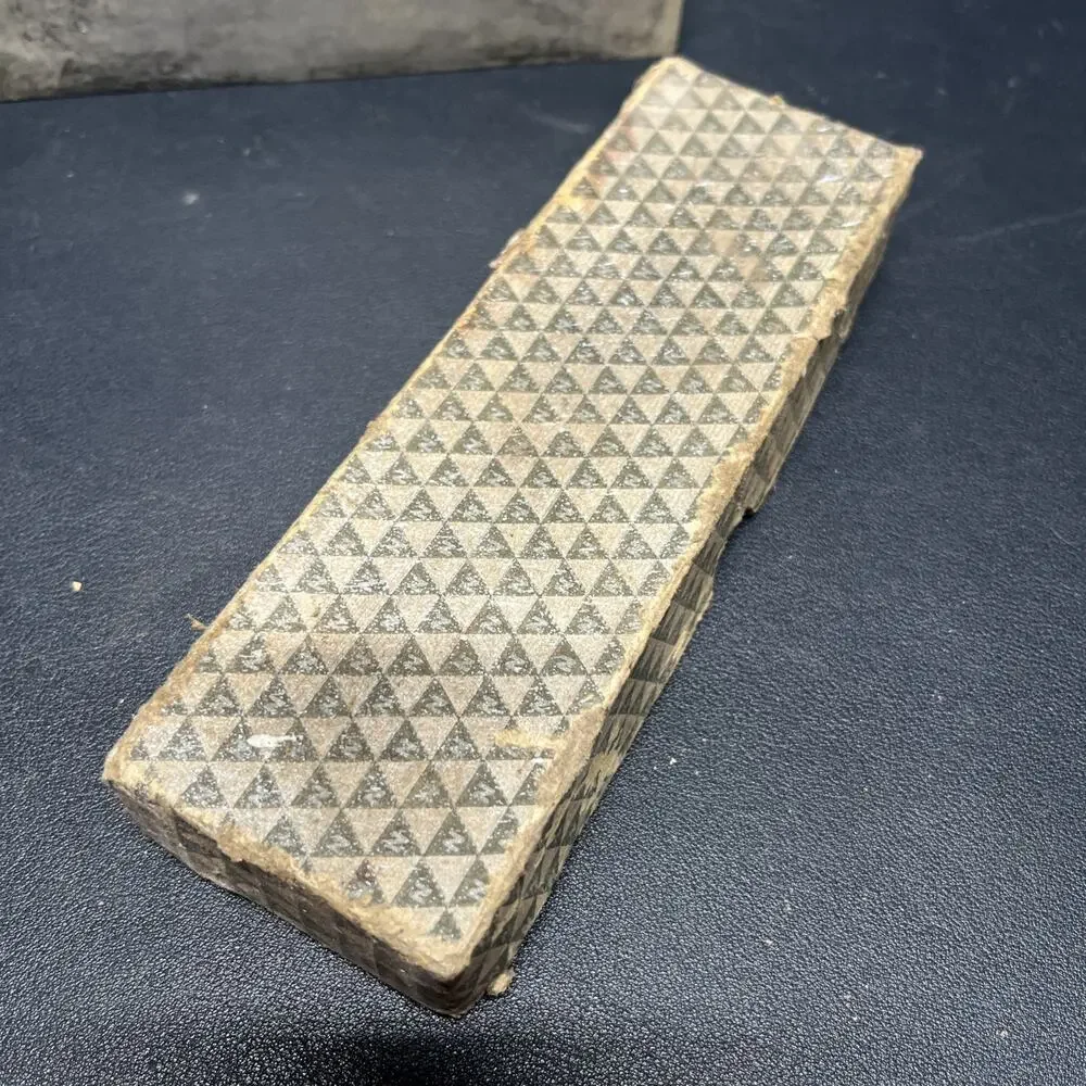 Lily White Washita Norton Abrasives Stone Sharpening Oilstone Vintage Whetstone
